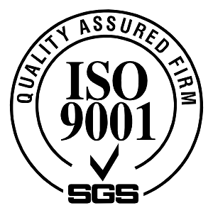 Official ISO 9001:2015 Certification Badge for Pinmotor high-quality manufacturing.